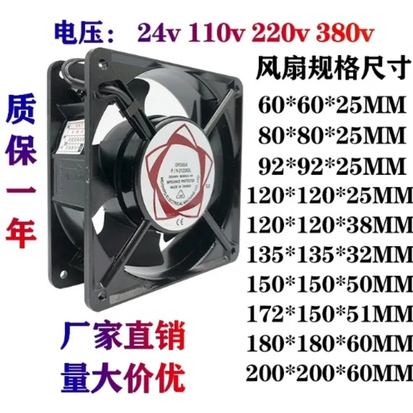 4PK For Generic 24V 110V 220V 380V Welder Cabinet Distribution Box Axial Cooling Fan Exhaust Fan
4PK For Generic 24V 110V 220V 380V Welder Cabinet Distribution Box Axial Cooling Fan Exhaust Fan