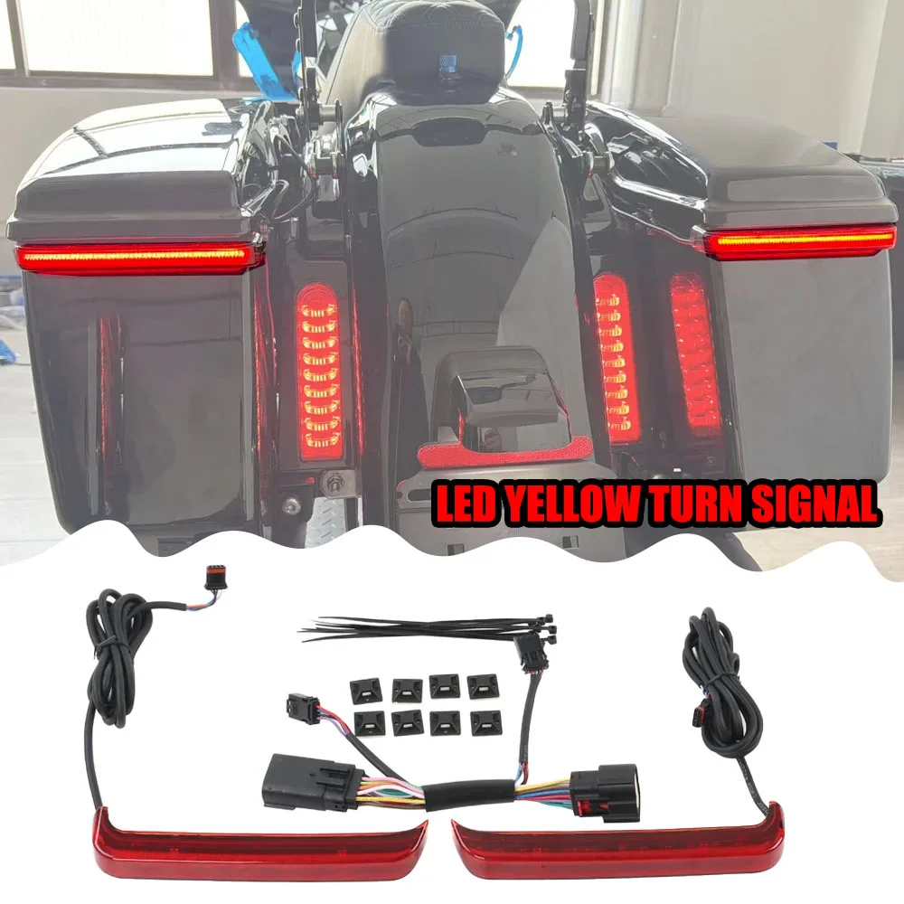 Мотоциклетная сумка-кофр 2026 с LED-поворотниками (желтые) для Harley Touring 2023.6 Electra Street Road Glide Ultra Limited CVO ST
Мотоциклетная сумка-кофр 2026 с LED-поворотниками (желтые) для Harley Touring 2023.6 Electra Street Road Glide Ultra Limited CVO ST