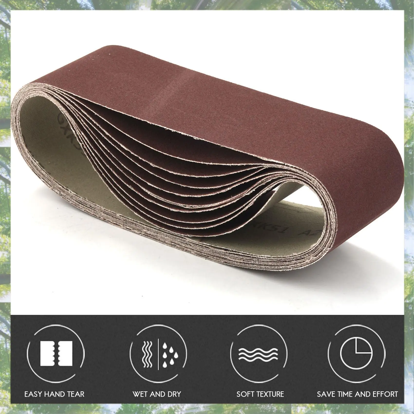 Premium-3 X 21 Inch Sanding Belts Aluminum Oxide Sanding Belt Premium Sandpaper For Portable Belt Sander – 10 Pack
Premium-3 X 21 Inch Sanding Belts Aluminum Oxide Sanding Belt Premium Sandpaper For Portable Belt Sander – 10 Pack