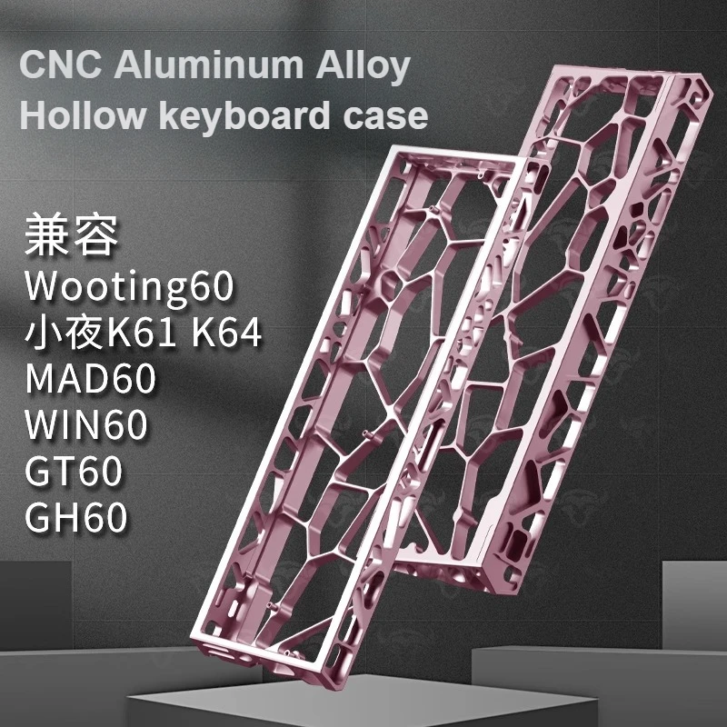 Перфорированный алюминиевый корпус с ЧПУ Holy60, полые чехлы для Wooting 60HE GK61 GK64 GH60 Mad60, легкий 60% корпус клавиатуры, анодированный
Перфорированный алюминиевый корпус с ЧПУ Holy60, полые чехлы для Wooting 60HE GK61 GK64 GH60 Mad60, легкий 60% корпус клавиатуры, анодированный