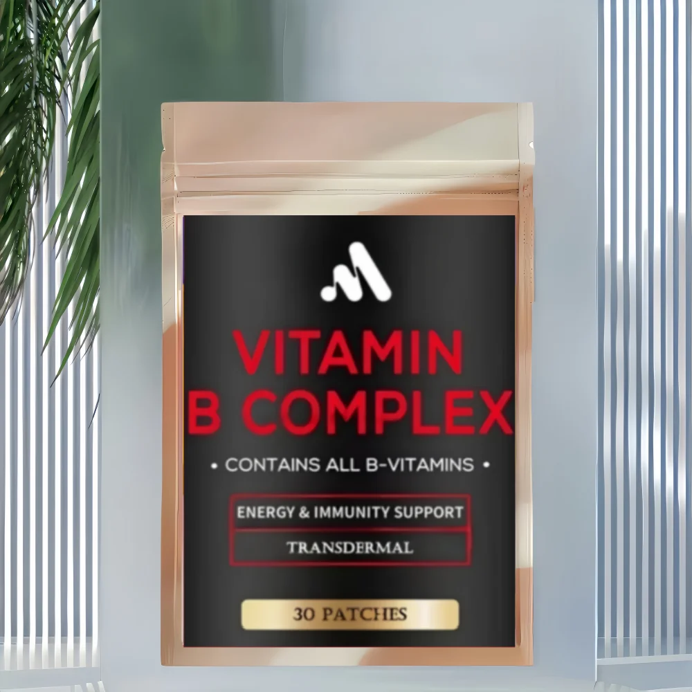 30 Patches Vitamin B Complex Transdermal Patches For Energy, Immunity And Mood Support
30 Patches Vitamin B Complex Transdermal Patches For Energy, Immunity And Mood Support