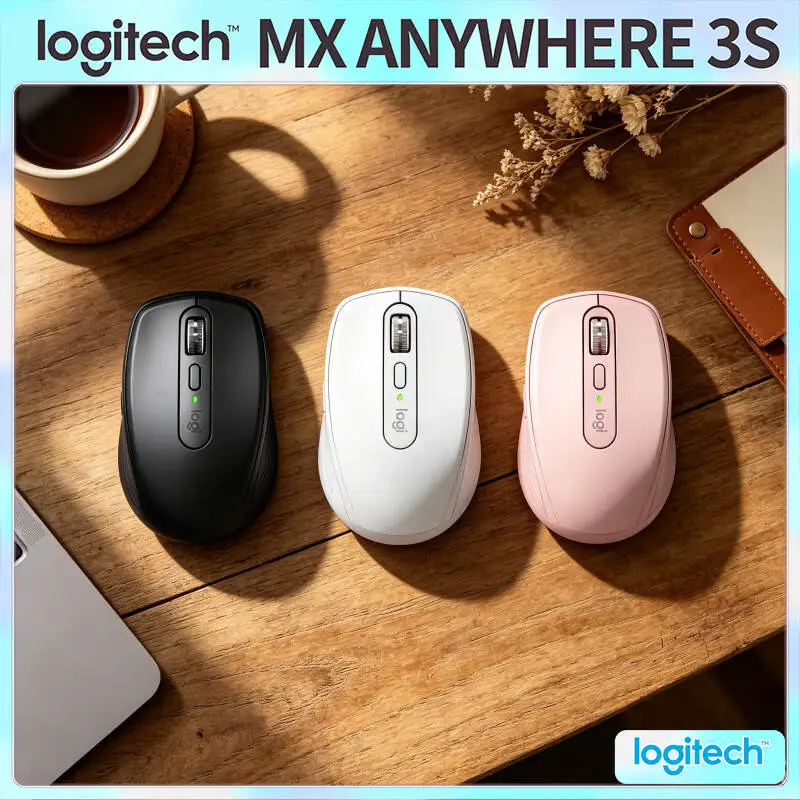 High-Precision MX Anywhere 3S - 8K DPI, 3-Device Bluetooth, Silent Click, Ideal for Snack Fair Signing & On-site Work
High-Precision MX Anywhere 3S - 8K DPI, 3-Device Bluetooth, Silent Click, Ideal for Snack Fair Signing & On-site Work