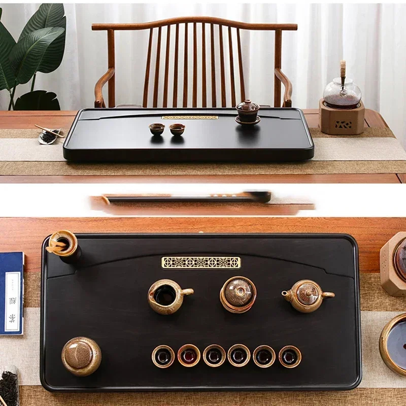 Прямоугольный поднос для чая Aaa из цельного дерева, черный сервировочный поднос для чая, китайский поднос для чая Chaban, роскошные декоративные подносы для кунг-фу
Прямоугольный поднос для чая Aaa из цельного дерева, черный сервировочный поднос для чая, китайский поднос для чая Chaban, роскошные декоративные подносы для кунг-фу