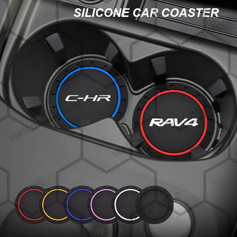 2pcs For RAV4 C-HR Emblem Car Coaster Water Cup Slot Non-Slip Pad Auto Interior Silicone Pad Decoration Accessories
2pcs For RAV4 C-HR Emblem Car Coaster Water Cup Slot Non-Slip Pad Auto Interior Silicone Pad Decoration Accessories