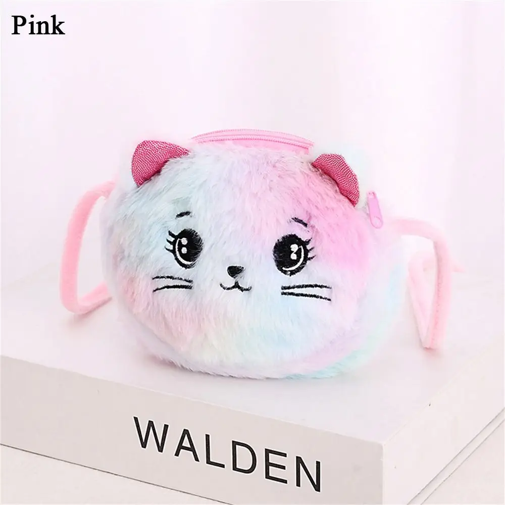 Lovely Rainbow Color Shoulder Bag Mini Soft Cat Handbags Plush Stuffed Dolls Children
Lovely Rainbow Color Shoulder Bag Mini Soft Cat Handbags Plush Stuffed Dolls Children