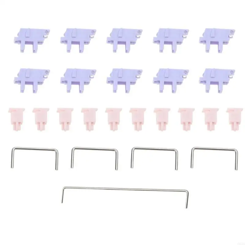 C63A Mechanical Keyboard Satellite Stabilizer For 61/87/104/108 Layout Keyboards OEM Stabilizer 6.25U 2U Steel Wire
C63A Mechanical Keyboard Satellite Stabilizer For 61/87/104/108 Layout Keyboards OEM Stabilizer 6.25U 2U Steel Wire