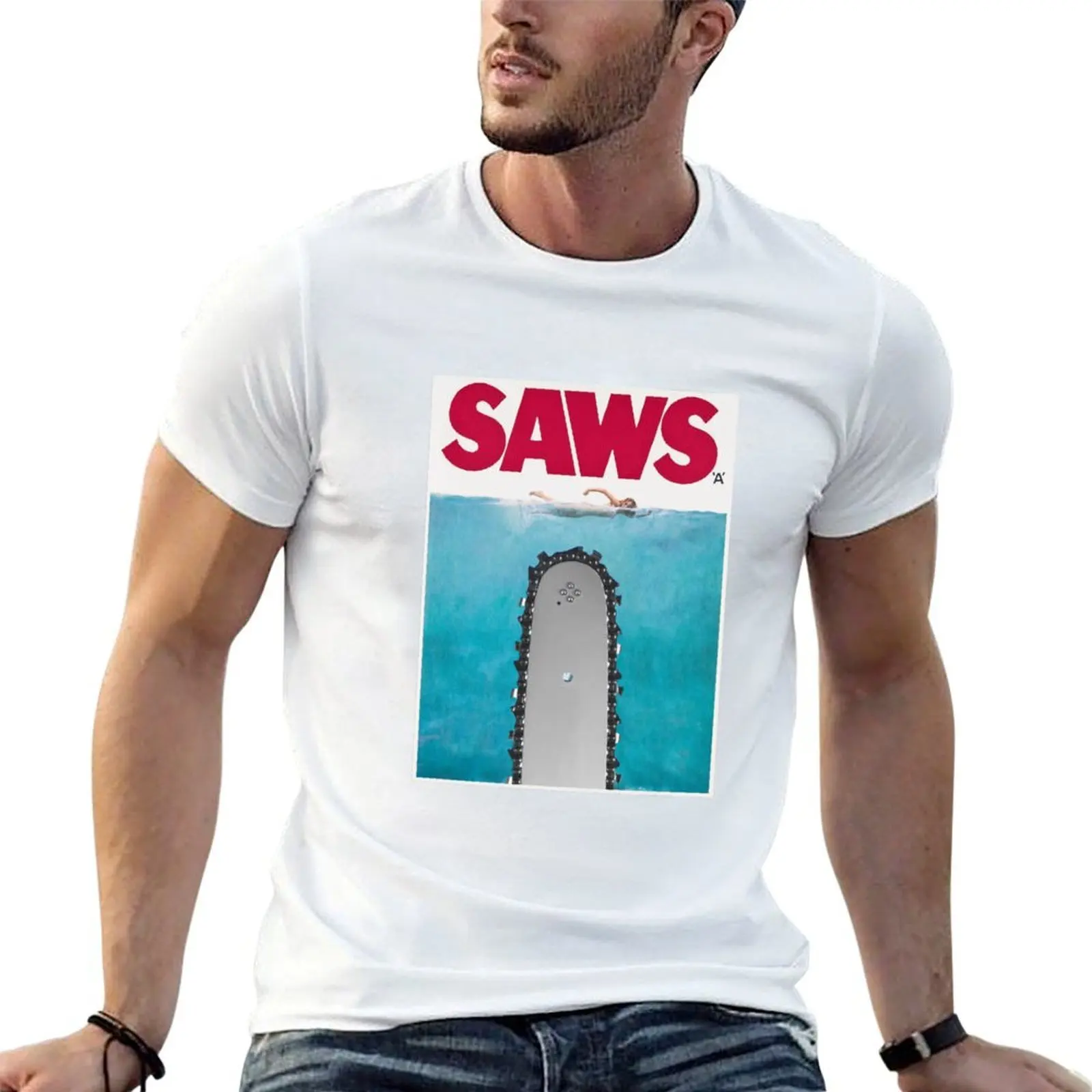 SAWS T-Shirt t shirts for man graphic vintage cotton t shirts man 100% black cotton t-shirt plain for man package T-shirt
SAWS T-Shirt t shirts for man graphic vintage cotton t shirts man 100% black cotton t-shirt plain for man package T-shirt