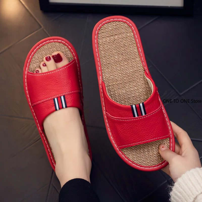 Leather Linen Slippers Women's Home Indoor Non-slip Silent Floor Room Spring Cotton and Linen Mop Men's Summer Home Four Seasons
Leather Linen Slippers Women's Home Indoor Non-slip Silent Floor Room Spring Cotton and Linen Mop Men's Summer Home Four Seasons