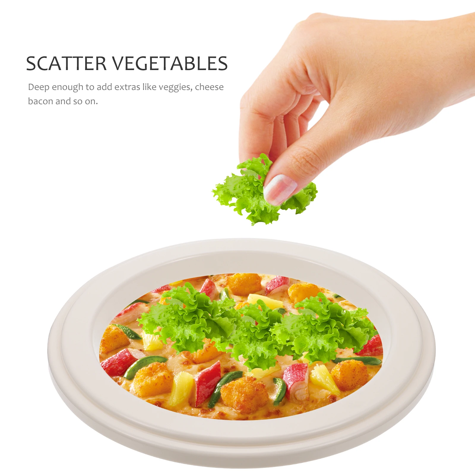 Plastic Baking for Baking Practical Pizza Saucing Ring Tool 9 Inch Pizza Pan Kitchen Saucing Tool Practical Bakeware Gifts
Plastic Baking for Baking Practical Pizza Saucing Ring Tool 9 Inch Pizza Pan Kitchen Saucing Tool Practical Bakeware Gifts