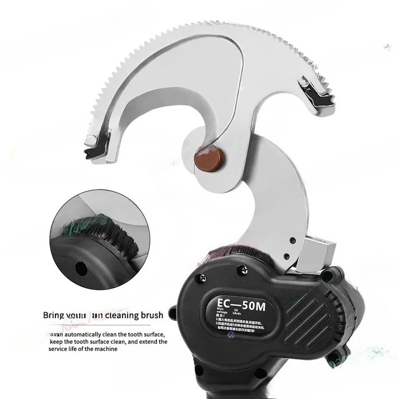EC-50/65M Rechargeable Electric Ratchet Cable Cutter Handheld 18V 5.0AH Lithium Battery Copper Aluminum Steel Core Fast Scissors
EC-50/65M Rechargeable Electric Ratchet Cable Cutter Handheld 18V 5.0AH Lithium Battery Copper Aluminum Steel Core Fast Scissors