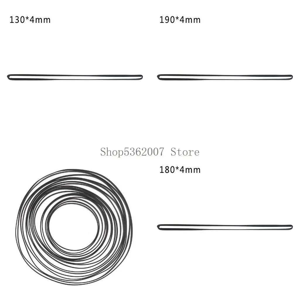 4mm Wide Flat Cassette Tape Machine Belt Assorted Common Belt for Recorder 40JB
4mm Wide Flat Cassette Tape Machine Belt Assorted Common Belt for Recorder 40JB