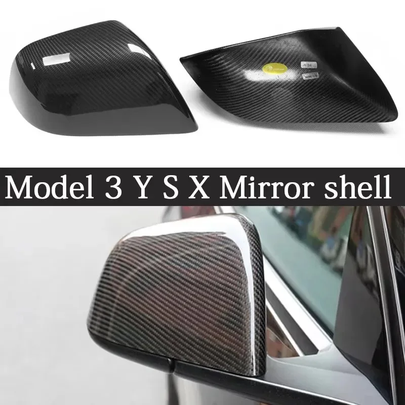 For Tesla Model 3 Y S X Dry Carbon fiber Mirror shell Rear View Carbon Mirror Case Cover Glossy Diverse styles Upgrade body kit
For Tesla Model 3 Y S X Dry Carbon fiber Mirror shell Rear View Carbon Mirror Case Cover Glossy Diverse styles Upgrade body kit