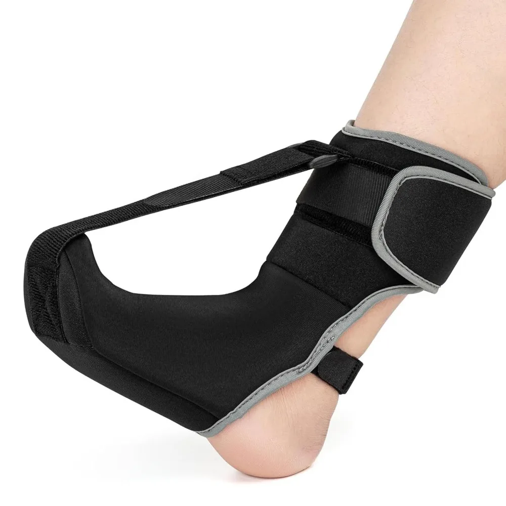 Soft Padding Plantar Fasciitis Night Splint Adjustable Straps Ergonomic Design Fixed Ankle Orthotic Support Breathable
Soft Padding Plantar Fasciitis Night Splint Adjustable Straps Ergonomic Design Fixed Ankle Orthotic Support Breathable