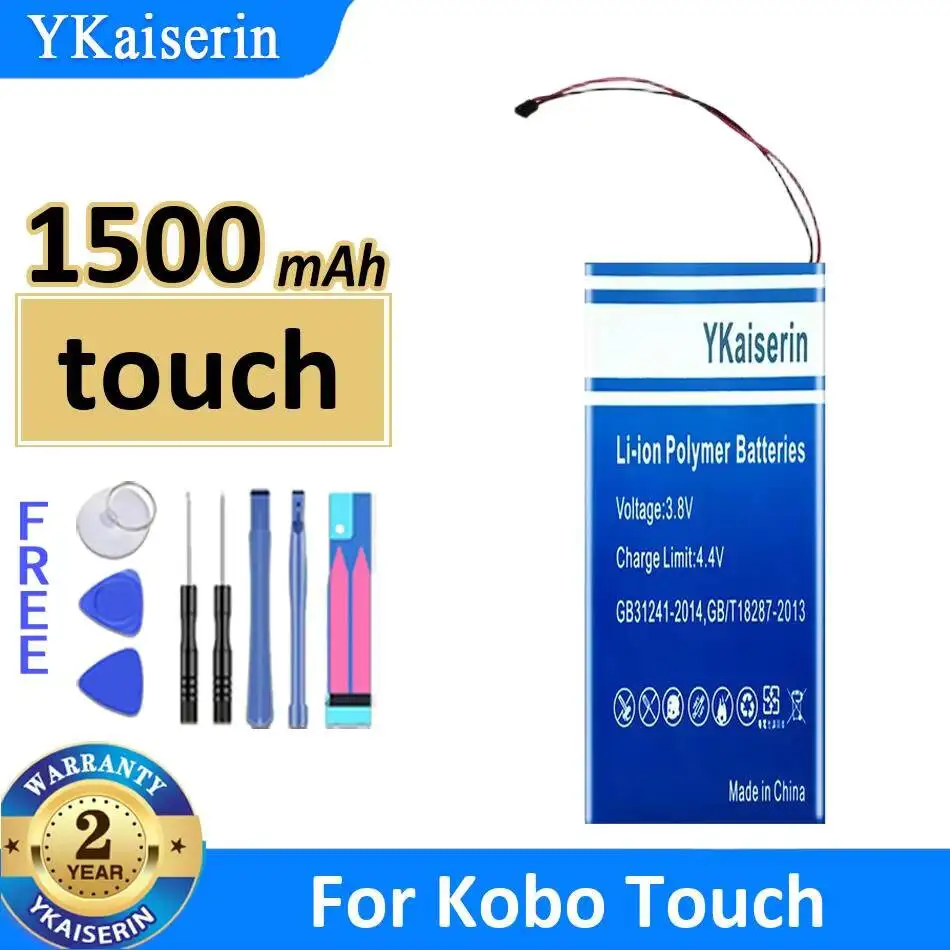 E-Reader Battery For Kobo Touch Long-Lasting 1500mAh
E-Reader Battery For Kobo Touch Long-Lasting 1500mAh