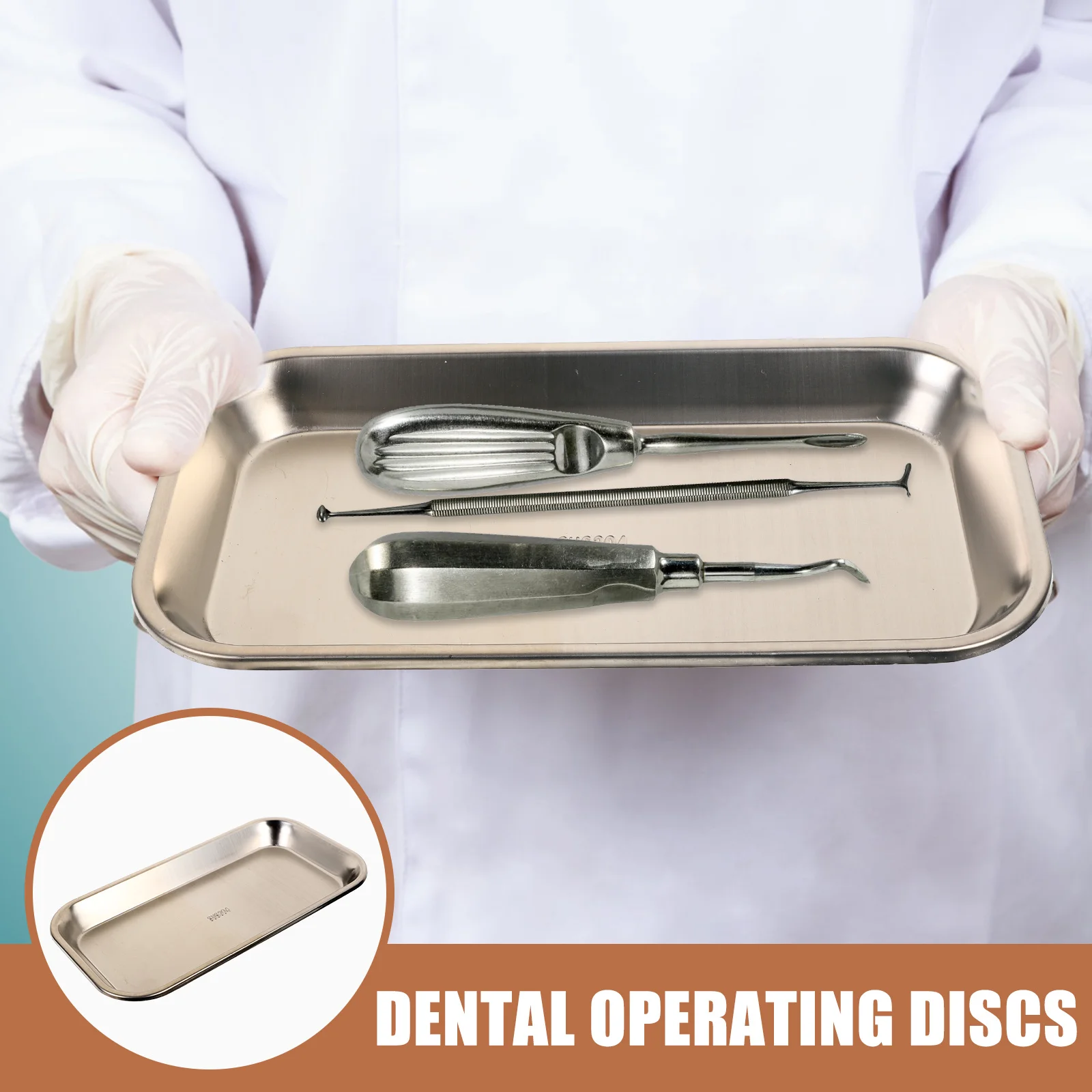 2 pcs Stainless Steel Tray Thick Dental Instrument Organizer Polished Reusable Surgical Storage Square Medical Teaching Tool
2 pcs Stainless Steel Tray Thick Dental Instrument Organizer Polished Reusable Surgical Storage Square Medical Teaching Tool