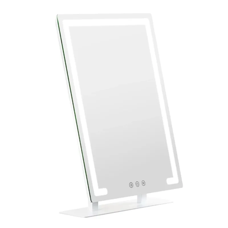 Three-color lighting makeup mirror Smart touch control Dresser lighting makeup mirror 
Three-color lighting makeup mirror Smart touch control Dresser lighting makeup mirror