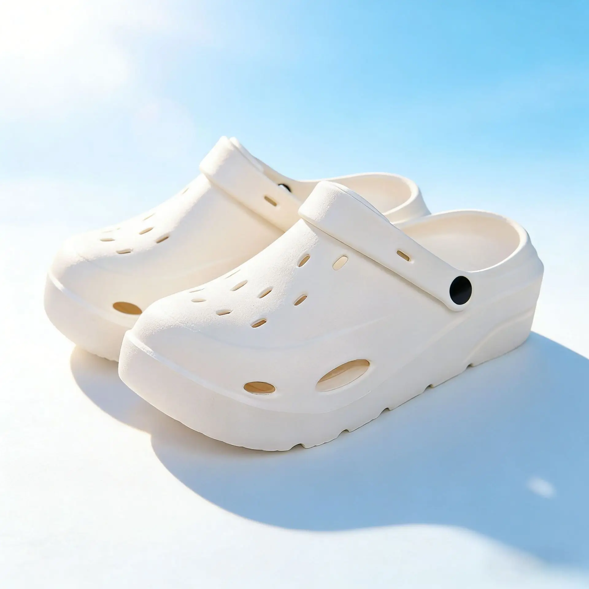 Women's Clogs 2026 Summer New Non-slip Breathable Thick Sole Slippers Comfy Soft Platform Mules Casual Beach Slides
Women's Clogs 2026 Summer New Non-slip Breathable Thick Sole Slippers Comfy Soft Platform Mules Casual Beach Slides