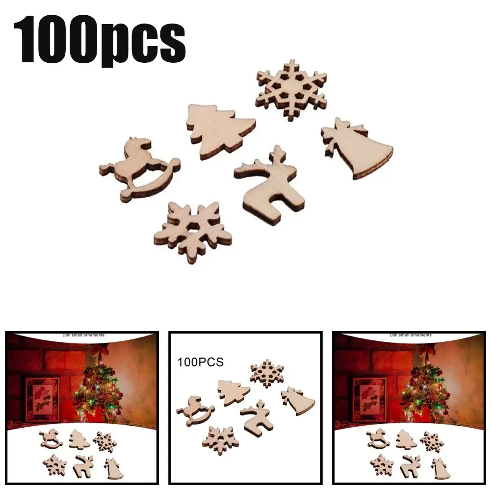 100pcs Christmas Tree Wooden Hanging Ornaments Home Mini Snowflake Rocking Horse Hanging Pendants DIY Decor Supplies
100pcs Christmas Tree Wooden Hanging Ornaments Home Mini Snowflake Rocking Horse Hanging Pendants DIY Decor Supplies