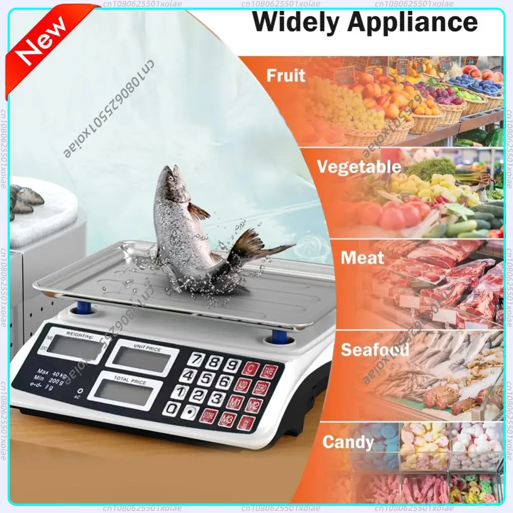 40kg/1g Counting Weight Scale with Stainless Steel Plate Electronic Small Scale LCD Digital Display for Farmers Market Meat Shop
40kg/1g Counting Weight Scale with Stainless Steel Plate Electronic Small Scale LCD Digital Display for Farmers Market Meat Shop