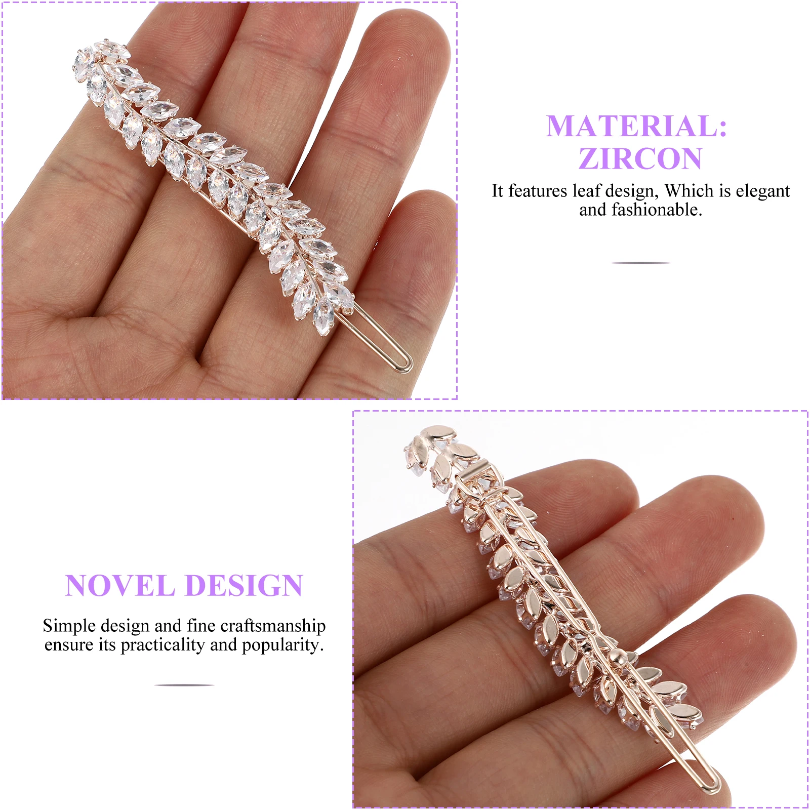 1Pc Light Weight Leaf Design Hair Accessory Full Rhinestone Hairpin Elegant Hair Bang Clamp 
1Pc Light Weight Leaf Design Hair Accessory Full Rhinestone Hairpin Elegant Hair Bang Clamp