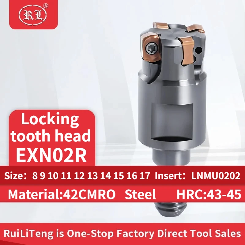 Тип фиксации резьбы RuiLiTeng EXN02R 8, 10, 12, 13, 1714, 15, держатель инструмента для стержня с ЧПУ, двухстороннее фрезерное лезвие LNMU0202
Тип фиксации резьбы RuiLiTeng EXN02R 8, 10, 12, 13, 1714, 15, держатель инструмента для стержня с ЧПУ, двухстороннее фрезерное лезвие LNMU0202