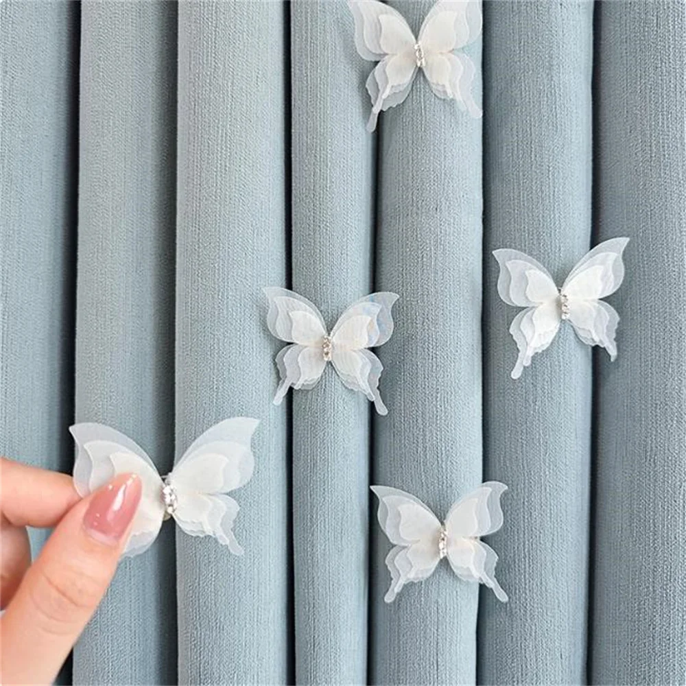 20pcs Curtain butterfly Home decoration Three-layer thin gauze clip butterfly curtain decoration wedding decorationcs
20pcs Curtain butterfly Home decoration Three-layer thin gauze clip butterfly curtain decoration wedding decorationcs
