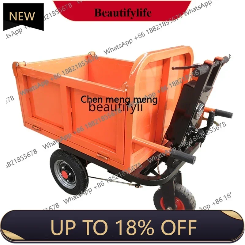 A06 Engineering electric hand push ash bucket truck construction site brick small pull truck
A06 Engineering electric hand push ash bucket truck construction site brick small pull truck
