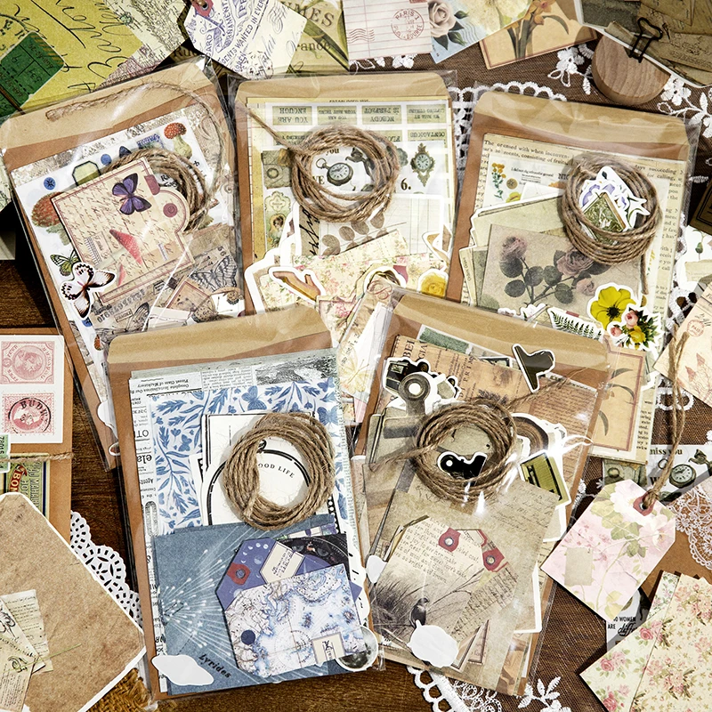 JIAMEI 40pcs/pack Vintage Materials Paper Collage Stickers Combo Kit DIY Decor Diary Stationery Scrapbooking Supplies Pack
JIAMEI 40pcs/pack Vintage Materials Paper Collage Stickers Combo Kit DIY Decor Diary Stationery Scrapbooking Supplies Pack