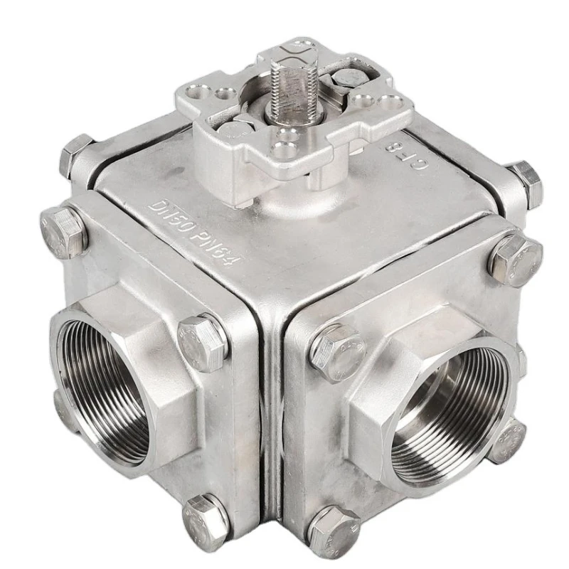 Manual hill pad thread 4 direction square ball valve high pressure ball valve
Manual hill pad thread 4 direction square ball valve high pressure ball valve