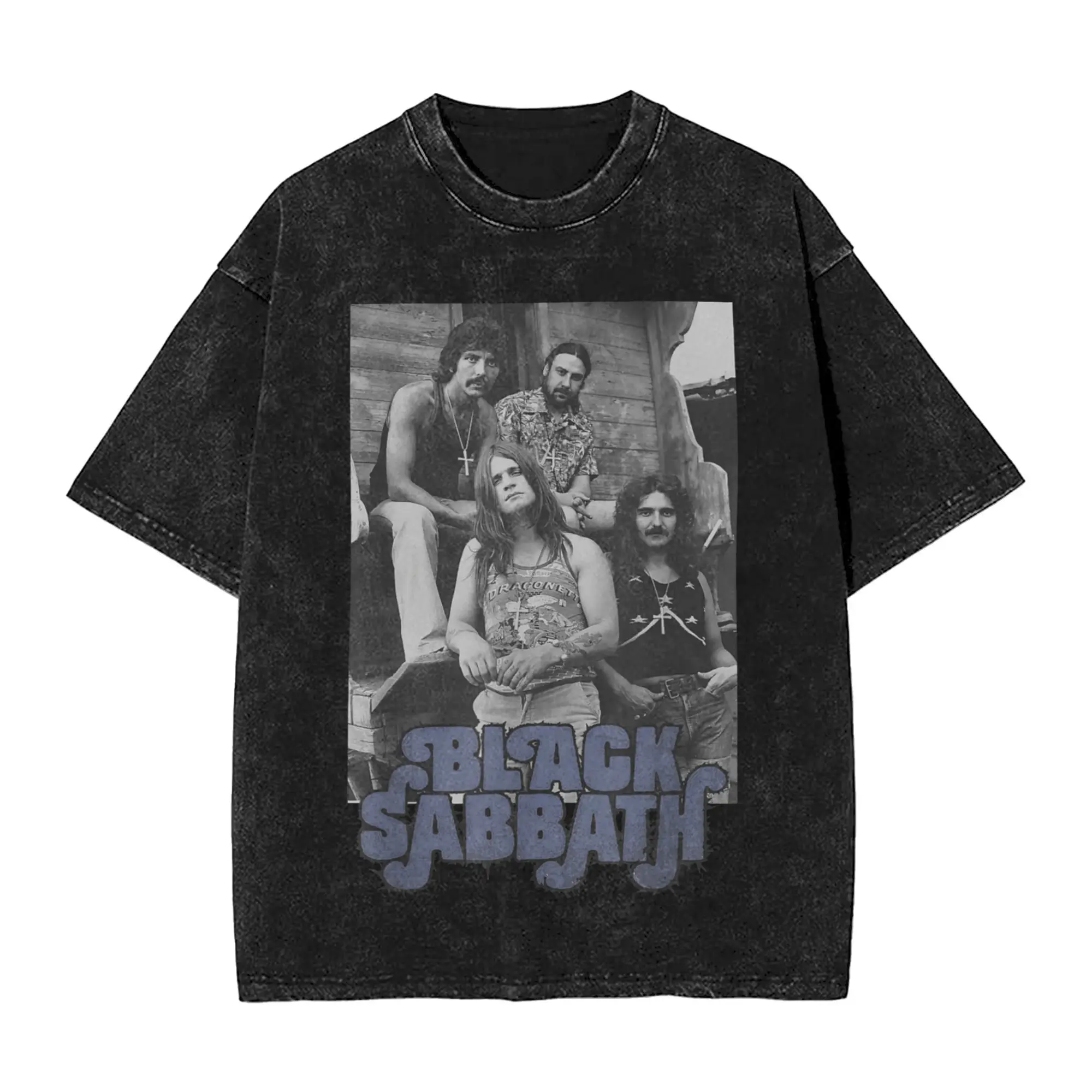 Промытая футболка Blacks Sabbaths Band Photo, новинка в стиле хип-хоп, уличная одежда, хлопковые топы с графическим рисунком, футболки для мужчин и женщин
Промытая футболка Blacks Sabbaths Band Photo, новинка в стиле хип-хоп, уличная одежда, хлопковые топы с графическим рисунком, футболки для мужчин и женщин