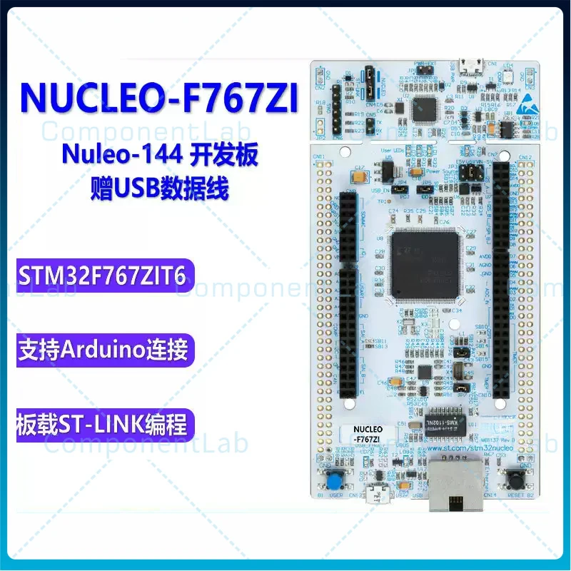 For ST Original NUCLEO-F767ZI Nucleo-144 Development Board STM32F767ZIT6 MCU
For ST Original NUCLEO-F767ZI Nucleo-144 Development Board STM32F767ZIT6 MCU
