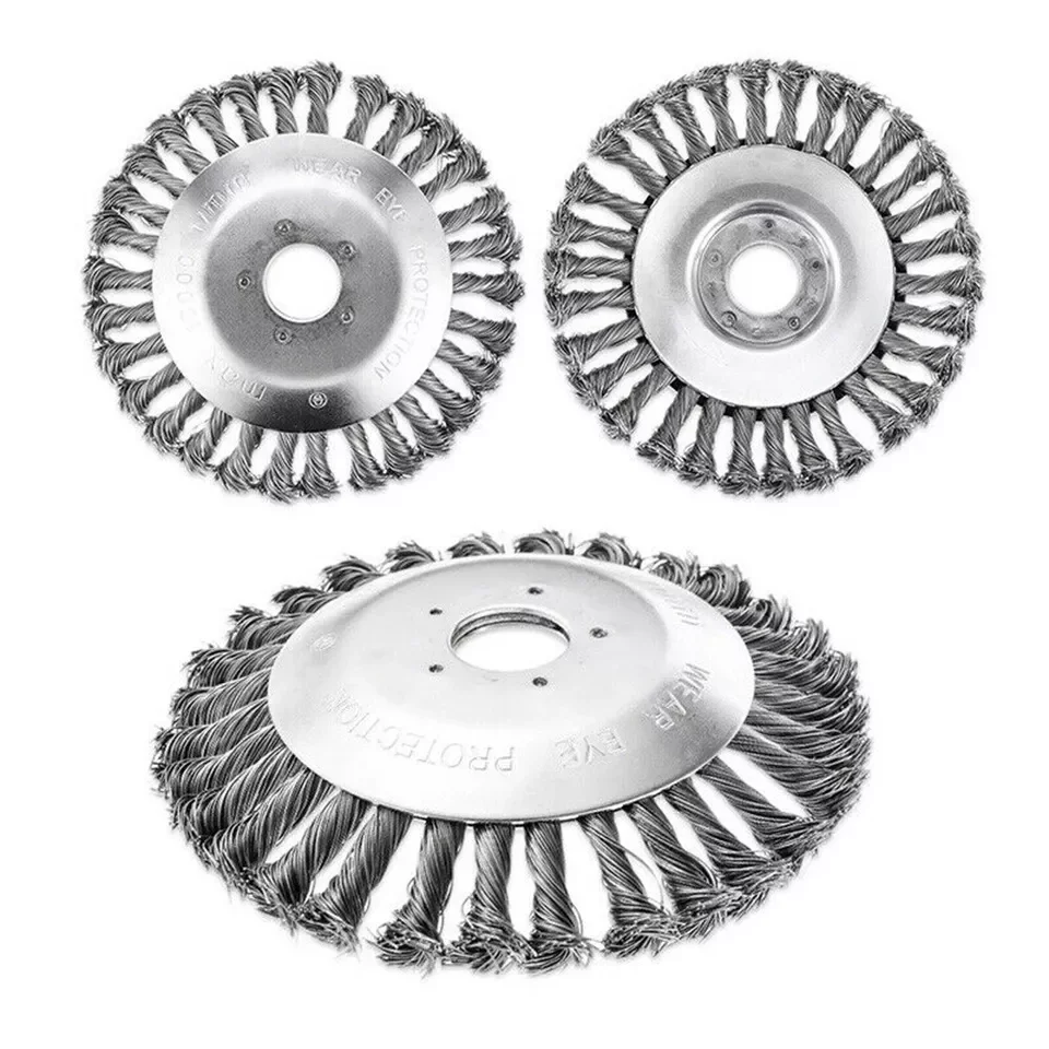20258" 200mm Grass Strimmer Head Trimmer Brush STEEL Wire Wheel Garden Weed Trimmer
20258" 200mm Grass Strimmer Head Trimmer Brush STEEL Wire Wheel Garden Weed Trimmer