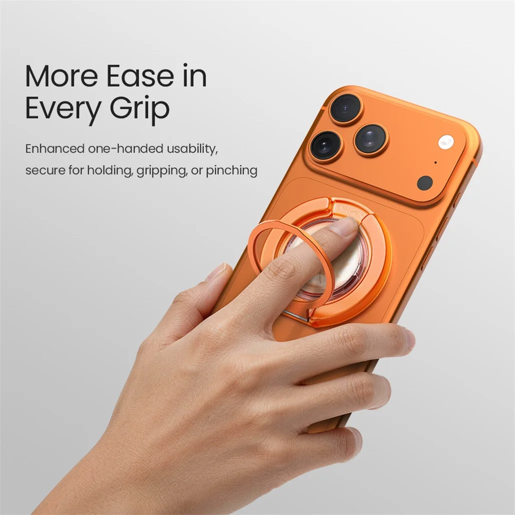 Nillkin IceSnap Dual-Sided Magnetic Ring Stand MagSafe Portable Folding Phone Holder Support Putting Your Photos And DIY Cards Nillkin IceSnap Dual-Sided Magnetic Ring Stand MagSafe Portable Folding Phone Holder Support Putting Your Photos And DIY Cards