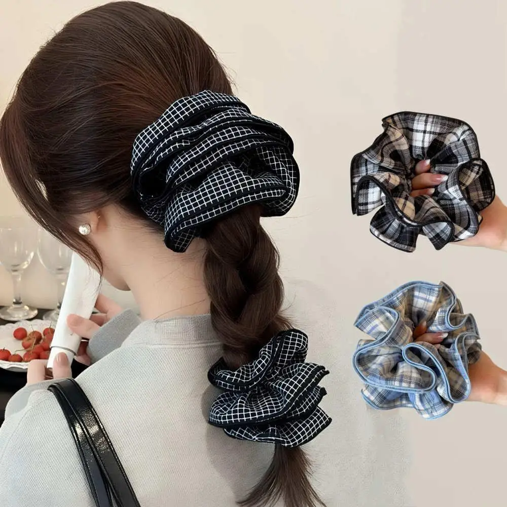 Blue Plaid Checkered Large Intestine Scrunchies Hair Band For Women Girls Hair Tie Sweet Hair Ornament Fashion Hair Accessories
Blue Plaid Checkered Large Intestine Scrunchies Hair Band For Women Girls Hair Tie Sweet Hair Ornament Fashion Hair Accessories