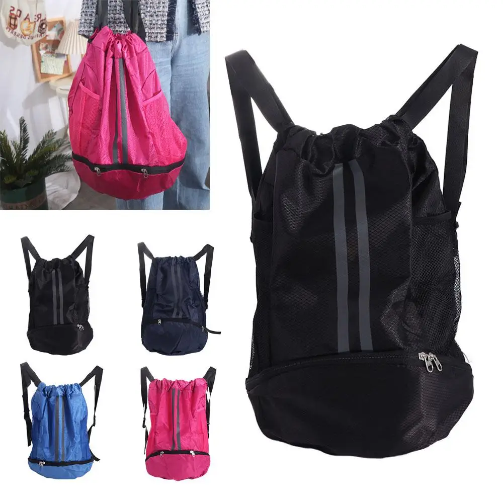 Portable Waterproof Basketball Backpack Portable Zipper Drawstring Backpack Lightweight Nylon Bag Large Capacity Sports Bag Men
Portable Waterproof Basketball Backpack Portable Zipper Drawstring Backpack Lightweight Nylon Bag Large Capacity Sports Bag Men