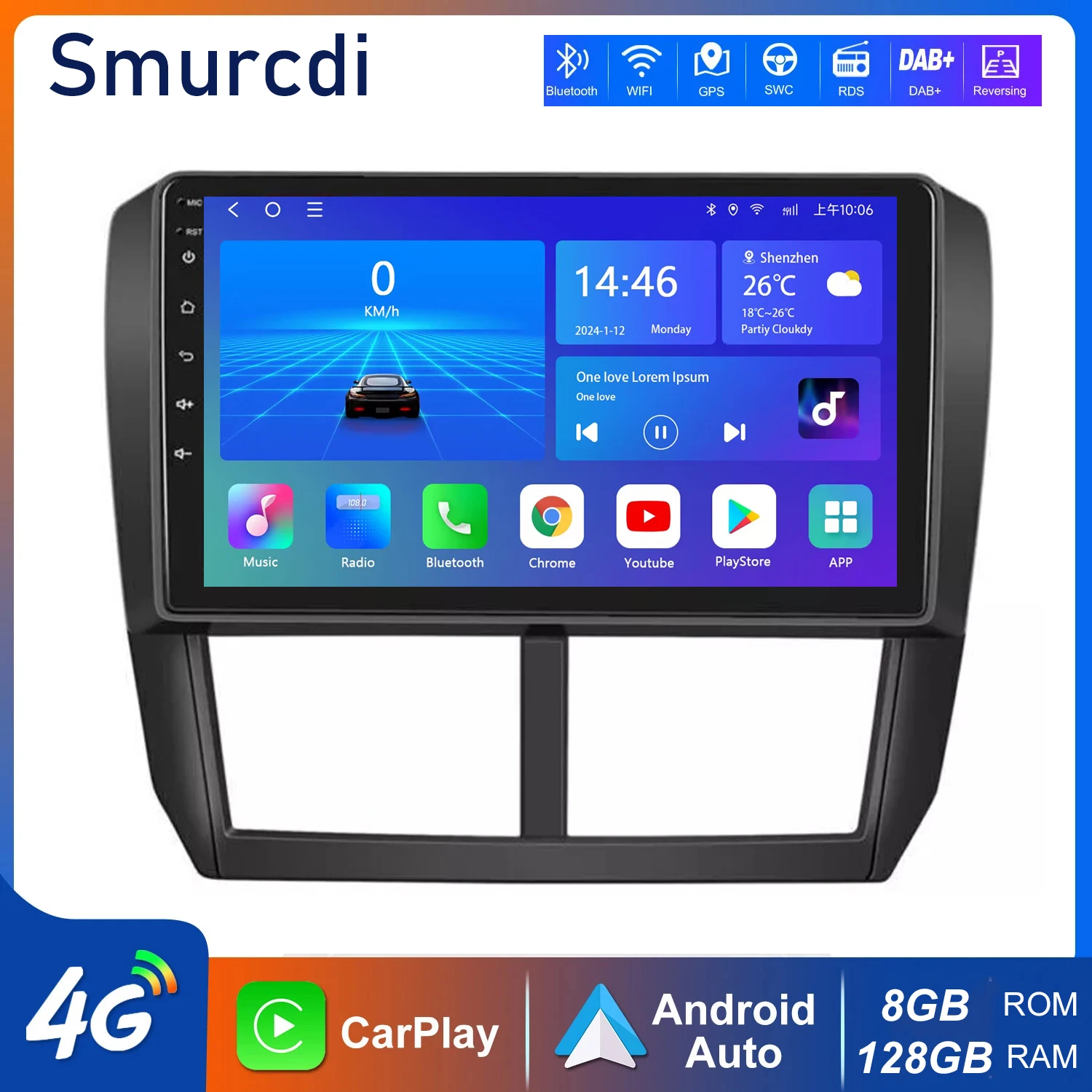 Android 14 Carplay Auto Car Radio For Subaru Forester 3 SH 2007-2013 For Impreza GH GE 2 Din Multimedia Player 2 din Head Unit
Android 14 Carplay Auto Car Radio For Subaru Forester 3 SH 2007-2013 For Impreza GH GE 2 Din Multimedia Player 2 din Head Unit