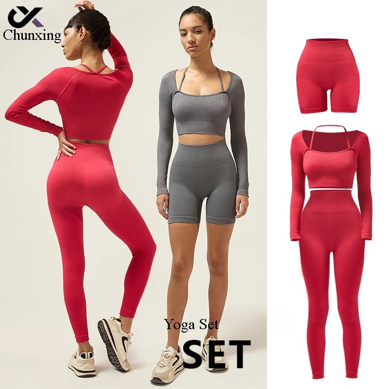 Autumn and Winter Daily Fitness Women's Comfortable Solid Color Sports Top Quick Drying Hip LiftingShortsSeamlessSportsYoga Set
Autumn and Winter Daily Fitness Women's Comfortable Solid Color Sports Top Quick Drying Hip LiftingShortsSeamlessSportsYoga Set