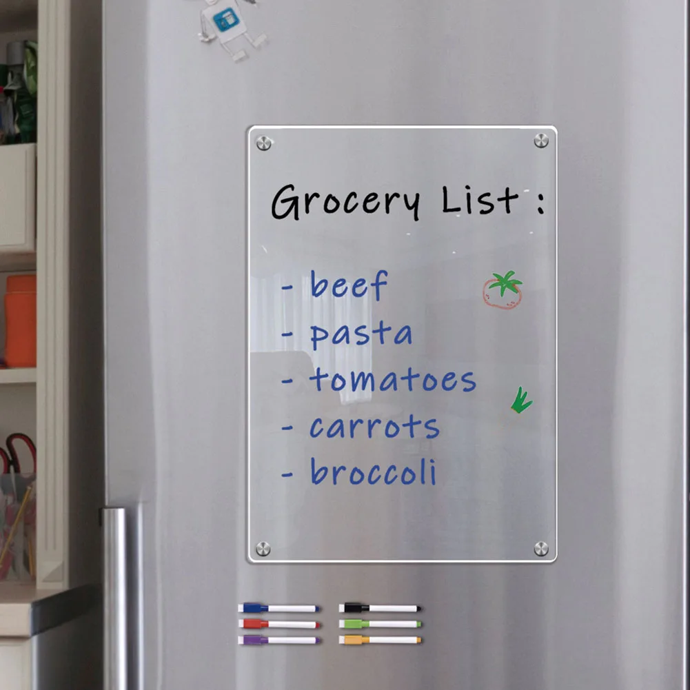 1PCS Fridge Magnet Sticker Acrylic Transparent Magnetic Refrigerator Calendar Reusable Board Home Message Menu Gadgets Brand New
1PCS Fridge Magnet Sticker Acrylic Transparent Magnetic Refrigerator Calendar Reusable Board Home Message Menu Gadgets Brand New