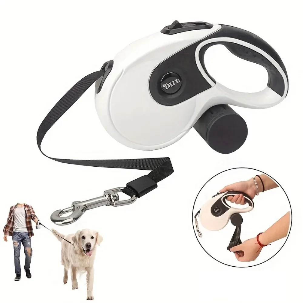 5/8m Retractable Dog Leash Durable Nylon Pet Walking Running Rope Long Automatic Flexible Puppy Dog Leash Lead With Garbage Box
5/8m Retractable Dog Leash Durable Nylon Pet Walking Running Rope Long Automatic Flexible Puppy Dog Leash Lead With Garbage Box