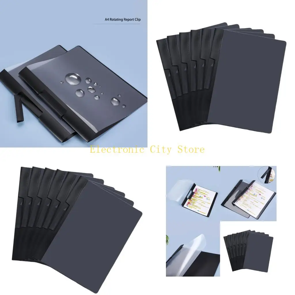 6Pcs Folder with Rotating Clamp Document Organiser Filing Folder Hold 200 Sheets Letter Size File Document 11.4x9Inch HU8D
6Pcs Folder with Rotating Clamp Document Organiser Filing Folder Hold 200 Sheets Letter Size File Document 11.4x9Inch HU8D