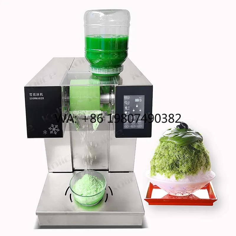 High Efficiency Milk Snow Ice Maker, Commercial Korean Bingsu Machine, Full Auto Snowflake Making Equipment
High Efficiency Milk Snow Ice Maker, Commercial Korean Bingsu Machine, Full Auto Snowflake Making Equipment