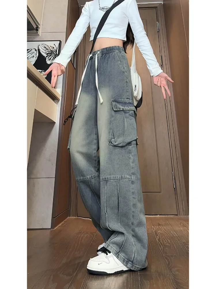 Waed Vintage Workwear Jeans Men's High Street Sle Wide Leg Pants Autumn Loose Fit Straight Cut Durable Wear Resistant
Waed Vintage Workwear Jeans Men's High Street Sle Wide Leg Pants Autumn Loose Fit Straight Cut Durable Wear Resistant