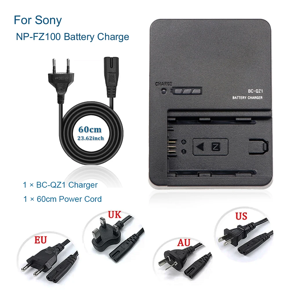 Зарядное устройство для камеры BC-QZ1 для Sony ZV-E1 FX30 A1 A7C A7CII A7CR A7S III A7R III IV A6600 A6700 A9R A9S 9 II A99 III NP-FZ100
Зарядное устройство для камеры BC-QZ1 для Sony ZV-E1 FX30 A1 A7C A7CII A7CR A7S III A7R III IV A6600 A6700 A9R A9S 9 II A99 III NP-FZ100
