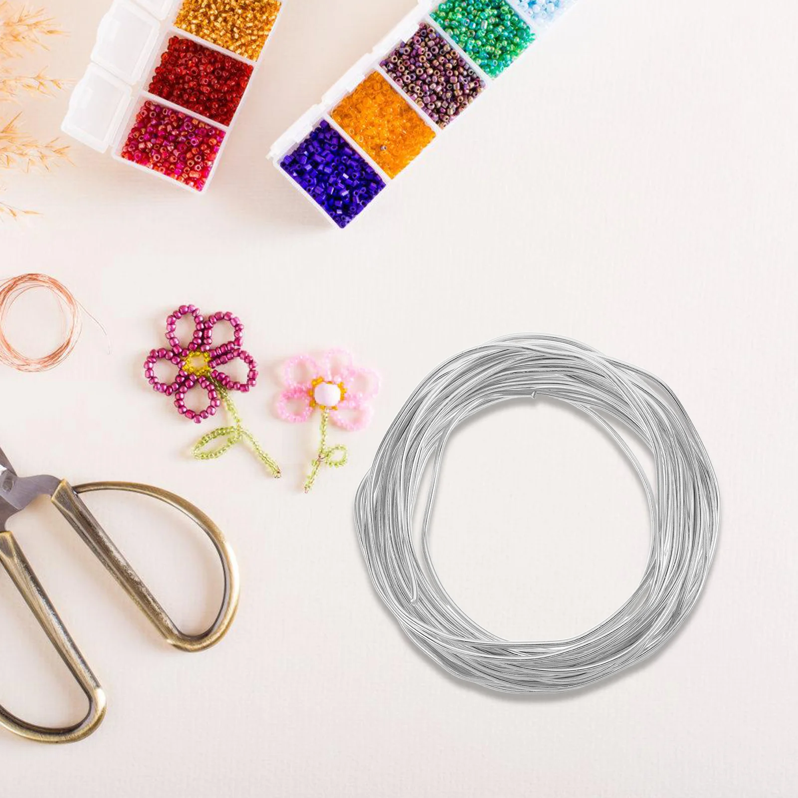 10M Aluminum Wire Craft Silver Bendable Diy Jewelry Making Floral Wreath Christmas Ornament Art Bonsai Modeling Flexible Metal
10M Aluminum Wire Craft Silver Bendable Diy Jewelry Making Floral Wreath Christmas Ornament Art Bonsai Modeling Flexible Metal