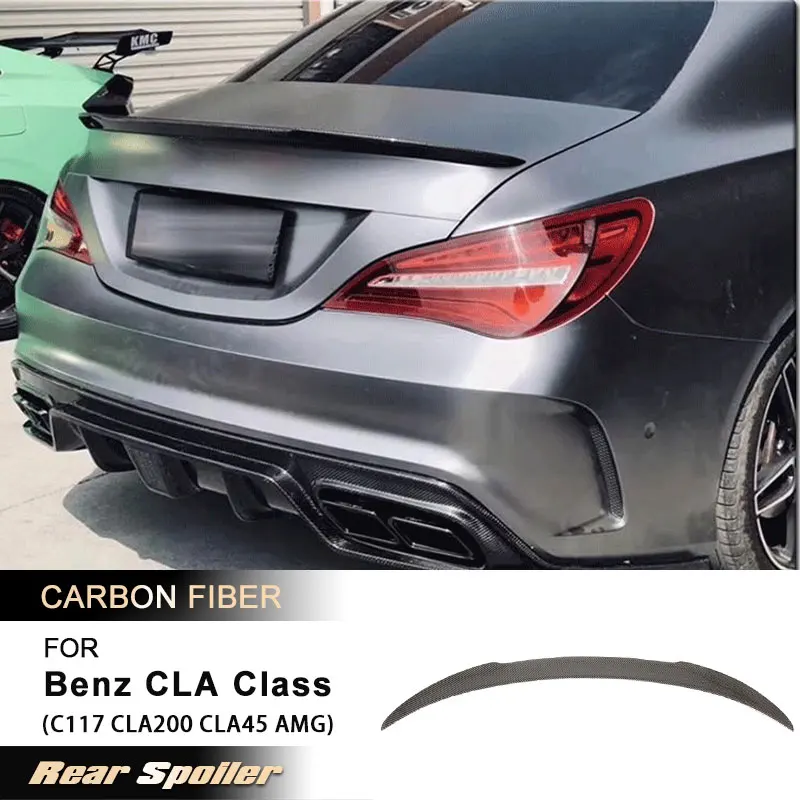 Автомобильный задний спойлер багажника, крылья для Benz CLA Class C117 CLA200 CLA45 Sedan 2014-2018, задний спойлер, крышка багажника, крыло, губа из углеродного волокна
Автомобильный задний спойлер багажника, крылья для Benz CLA Class C117 CLA200 CLA45 Sedan 2014-2018, задний спойлер, крышка багажника, крыло, губа из углеродного волокна