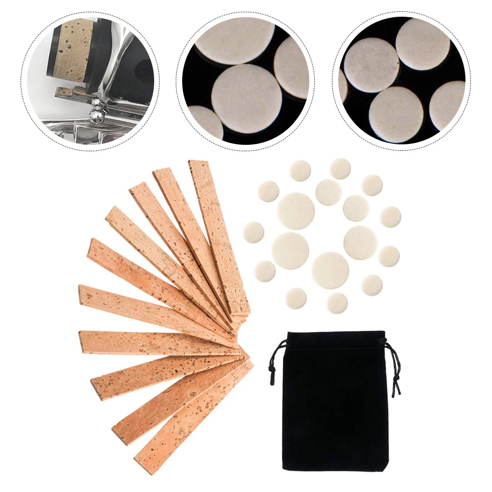 27 Pcs Clarinet Accessories Instrument Pad Replacement Essentials Kit Cork Repair Clarinets for Tube
27 Pcs Clarinet Accessories Instrument Pad Replacement Essentials Kit Cork Repair Clarinets for Tube