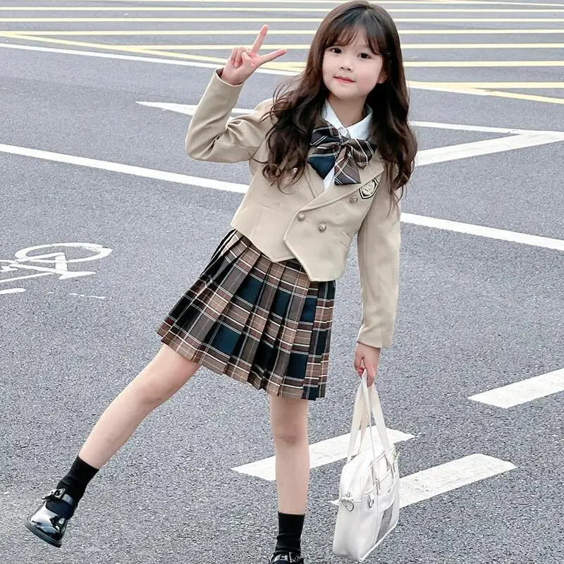 Hot Kawaii Casual Coat Set Fashion 2 Piece Set Children's Clothing Girls School Uniform Set Soft Fabric Casual 2025 Spring New
Hot Kawaii Casual Coat Set Fashion 2 Piece Set Children's Clothing Girls School Uniform Set Soft Fabric Casual 2025 Spring New