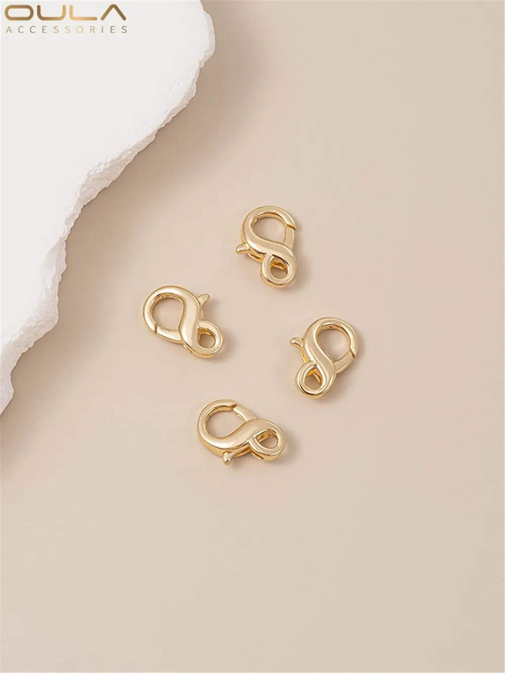 Korean Spring Buckle 14K Bag Gold Color Figure-8 Lobster Buckle Diy Bracelet Necklace Connection Finishing Buckle Jewelry Buckle
Korean Spring Buckle 14K Bag Gold Color Figure-8 Lobster Buckle Diy Bracelet Necklace Connection Finishing Buckle Jewelry Buckle