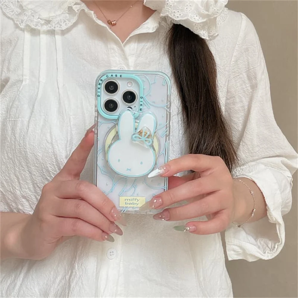 Simple Lines Miffy Rabbit Magnetic Phone Case For iPhone 16 15 14 13 16 Pro Max 17 Pro Case For Magsafe Stand Protective Funda
Simple Lines Miffy Rabbit Magnetic Phone Case For iPhone 16 15 14 13 16 Pro Max 17 Pro Case For Magsafe Stand Protective Funda