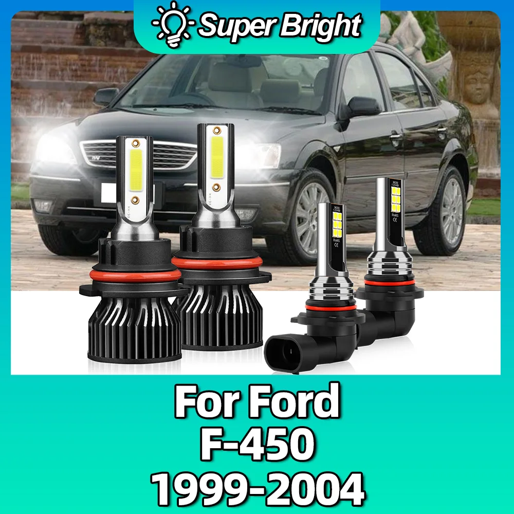 100W LED Turbo Headlight 10000LM 6000K White High Bright Car 12V Light Fog Lamps For Ford F-450 1999 2000 2001 2002 2003 2004
100W LED Turbo Headlight 10000LM 6000K White High Bright Car 12V Light Fog Lamps For Ford F-450 1999 2000 2001 2002 2003 2004